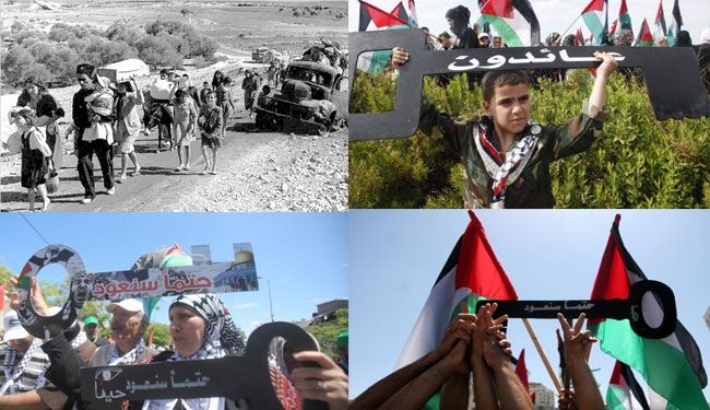 الفلسطينيون يحيون اليوم الذكرى الـ 66 للنكبة
