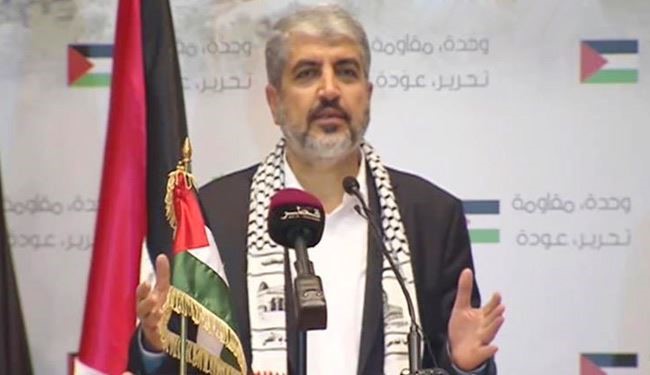 مشعل يرى ان المصالحة الفلسطينية تدعم خيارالمقاومة