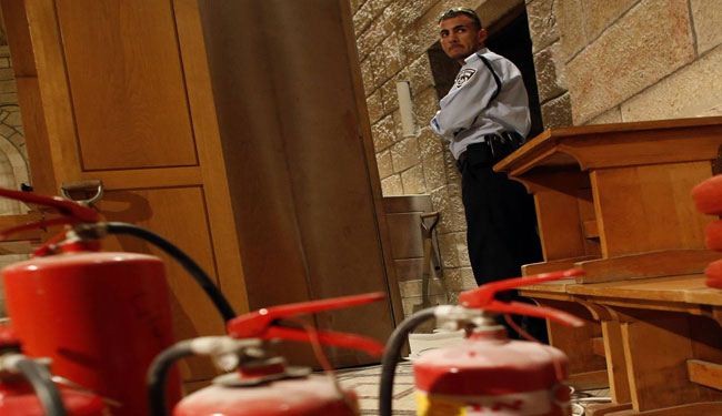 حريق متعمد داخل كنيسة في القدس خلال زيارة البابا