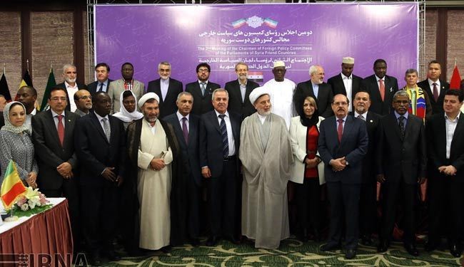 مؤتمر اصدقاء سوریا یختتم اعماله بطهران
