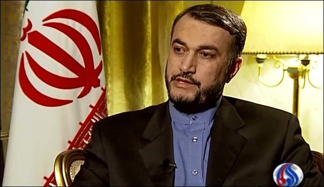 عبداللهیان يطالب أمريكا بوقف إمداد الإرهابیين في سوريا