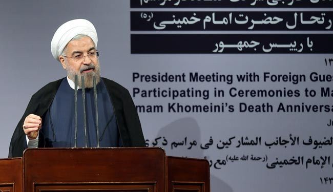 روحاني: سنرفع لواء ˈلا اله الا الله محمد رسول اللهˈ عالیا