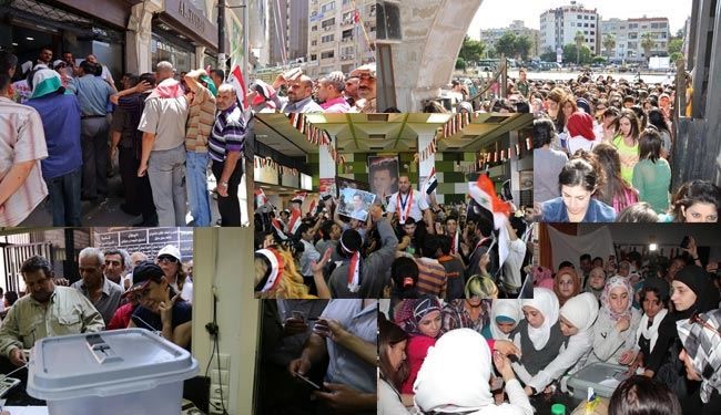 الإنتخابات السورية..الكاميرا أصدق أنباء من الإعلام النفطي