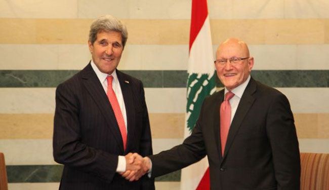 كيري يؤكد من لبنان : الحل السياسي هو الحل الوحيد لازمة سوريا