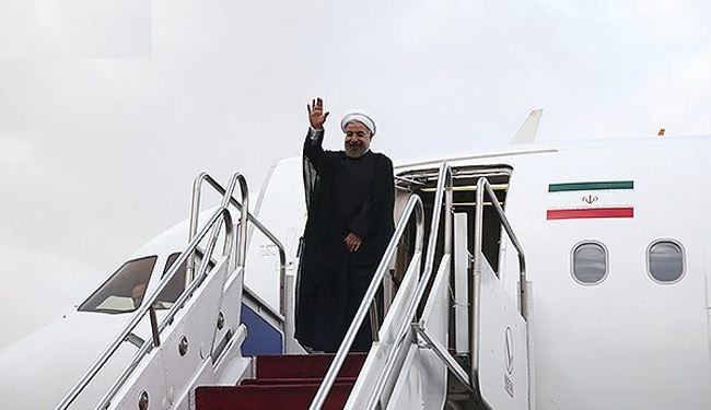 الرئيس روحاني يتوجه الى الصين للمشاركة في قمة منظمة شنغهاي للتعاون