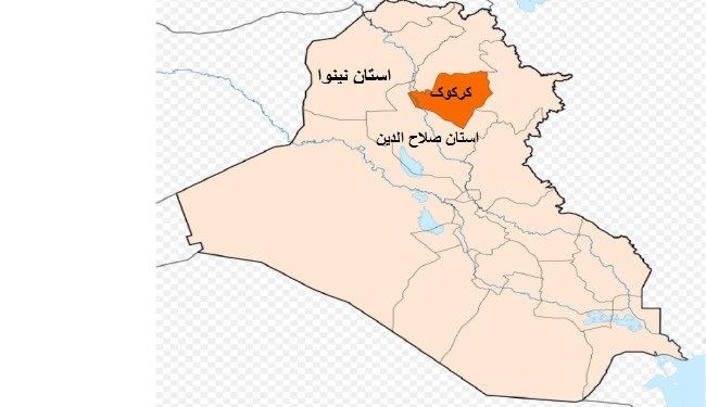 بخش‌هایی از استان کرکوک هم به اشغال داعش در آمد
