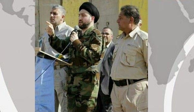 عمار الحكيم يلبس الزي العسكري تلبية لفتوى المرجعية