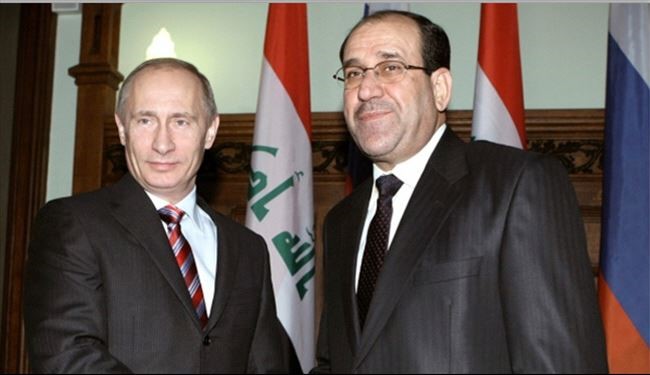 بوتين يؤكد دعم موسكو لحكومة المالكي في محاربة الارهاب