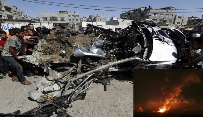 غارات للاحتلال فجراً على غزة وتشييع شهيدين بالقطاع