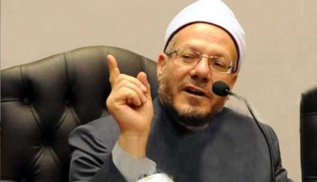 مفتي مصر يجرم هدم 