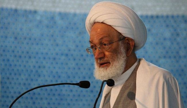 آية الله قاسم: الشعب البحريني لن يستجيب لحلول تسلبه حقوقه
