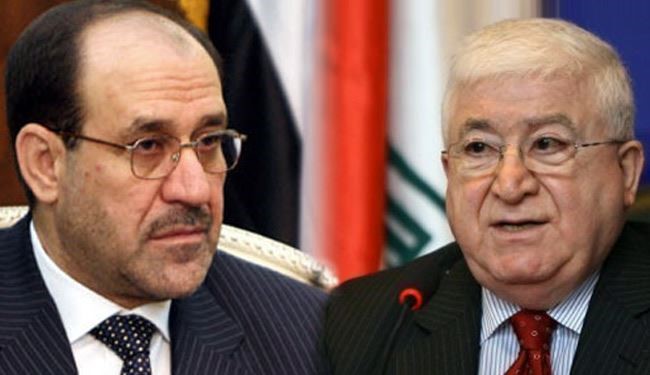 فؤاد معصوم سیکلف المالکی بتشکیل الحکومة المقبلة
