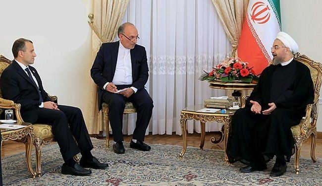 روحاني: الاحتلال والعدوان الصهیوني هما سبب ازمات المنطقة