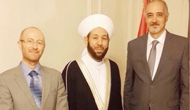 بالصور/فنان سوري يعقد قرانه على ابنة مندوب سوريا بالأمم المتحدة