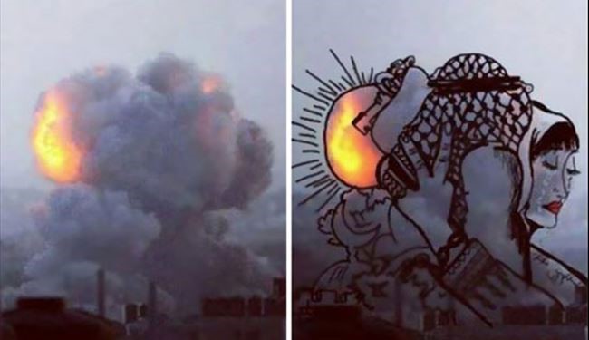 آثار خلاقانه‌ و تامل برانگیز هنرمندان فلسطینی