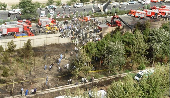 تصاویر هوایی از سانحه دلخراش آنتونوف 140 در تهران
