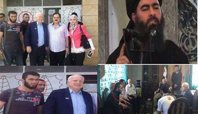 بالصور / ما هي العلاقة بين ماكين وزعيم داعش