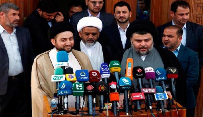 الحكيم والصدر متفائلان بتشكيل الحكومة وانهاء الازمة السياسية والامنية
