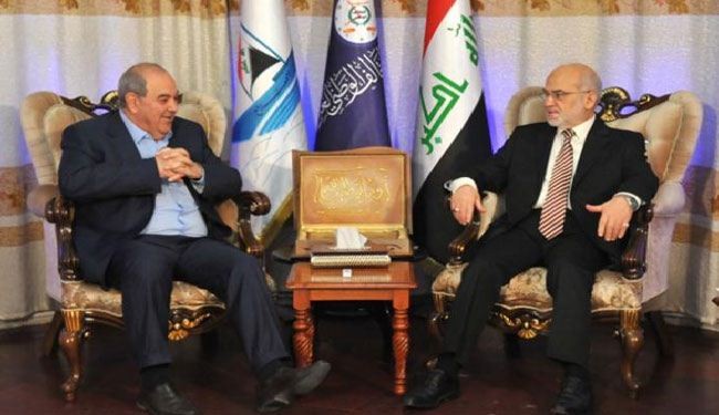 الجعفري وعلاوي يؤكدان على اهمية وحدة الصف الوطني