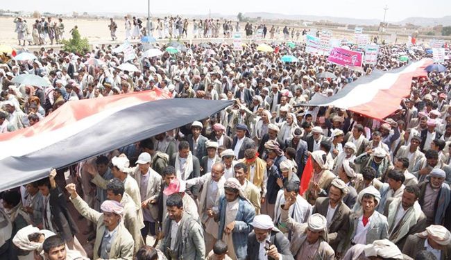 بالصور: مظاهرة في صعدة تؤكد عدم قبول المساومة