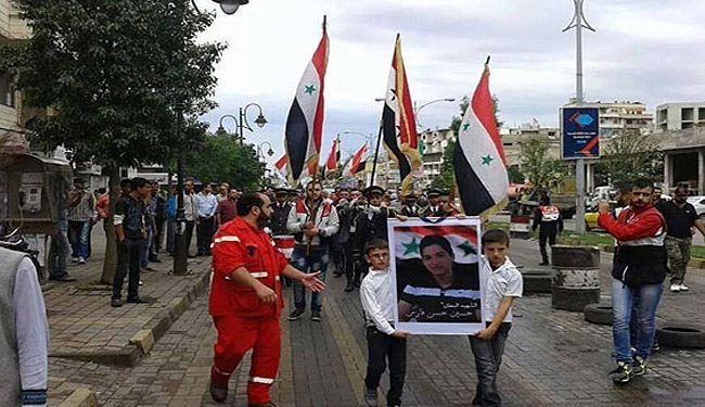 حداد عام في حمص وتشييع ضحايا مجزرة اطفال حي عكرمة