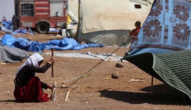 صور مؤلمة : النازحين من العراق