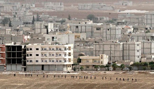 الأكراد يتقدمون شمال شرق المربع الحكومي في كوباني