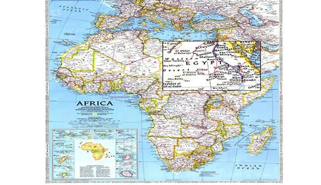 دانلود نقشه آفریقا