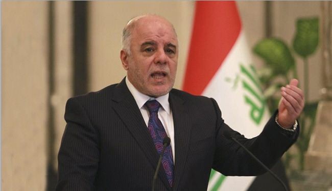 العبادي: تدخل قوات برية أجنبية سيعقد الوضع بالعراق