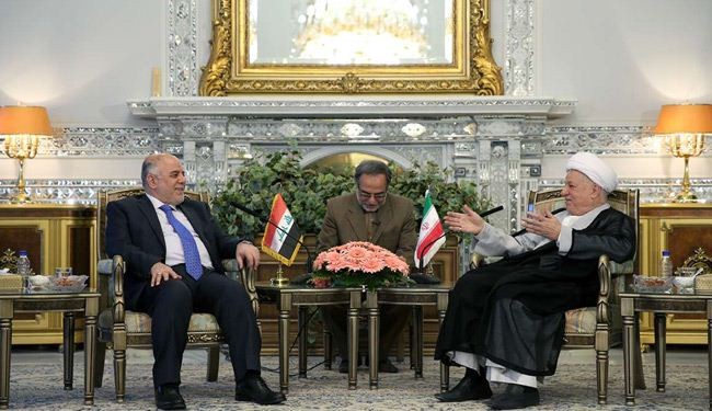 رفسنجاني: ايران مستعدة للتعاون مع العراق على كل الاصعدة