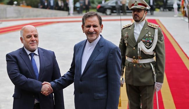 ايران والعراق يصدران بیانا مشتركا في ختام زيارة العبادي لطهران