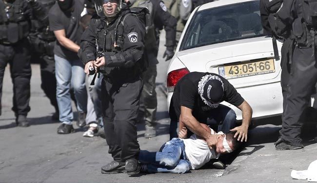 بازداشت خشونت آمیز یک کودک خردسال در قدس + عکس
