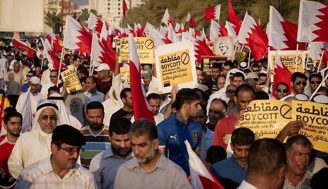 همراهی گسترده مردمی برای تحریم انتخابات آل خلیفه