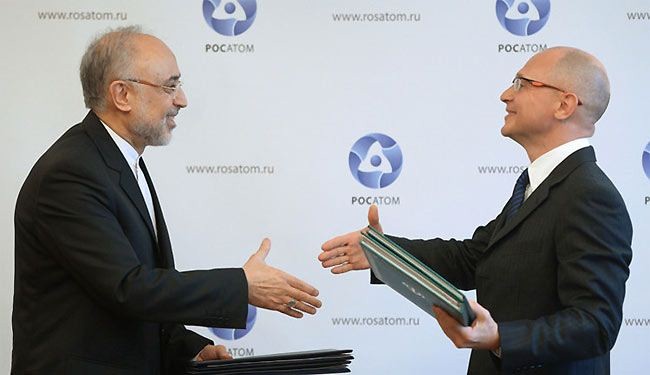 ایران وروسیا تتفقان على بناء محطتین نوویتین