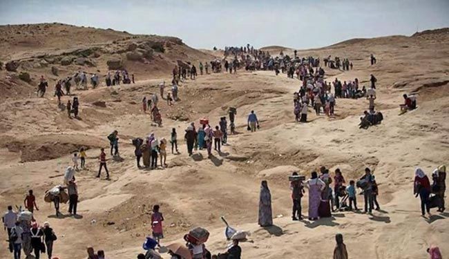 الف عائلة ايزيدية محاصرة في سنجار من قبل داعش