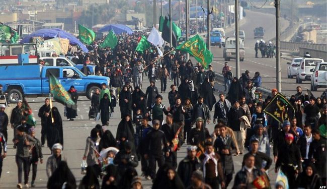 شهداء وجرحى بتفجير استهدف زوار الامام الحسين(ع) شمالي بغداد