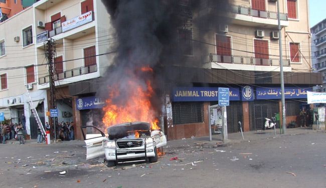 انفجار سيارة مفخخة في عرسال وانباء عن اصابة شخص