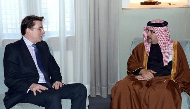 ما رأي ولي العهد البحريني بالاتفاقية العسكرية مع بريطانيا؟