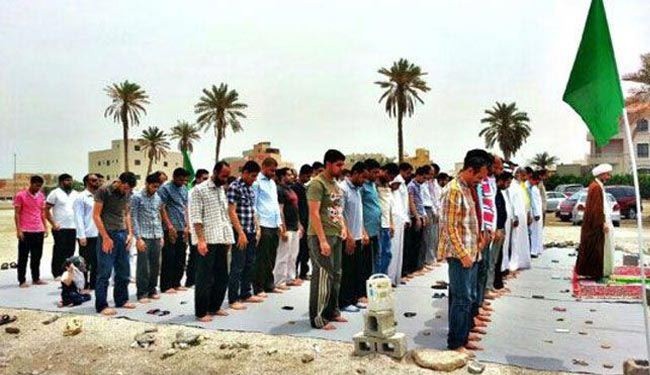 استمرار الصلاة في المساجد المهدمة في البحرين