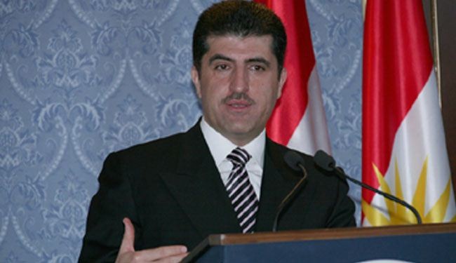 بارزاني بصدد التعريف بجرائم 