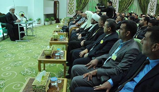 المرجعية الدينية: الارهاب يهدد الاسلام بجوهره ويتطلب منا..