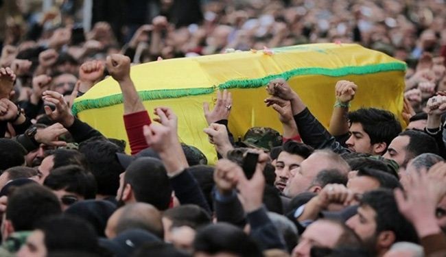 المقاومة في لبنان تشيع شهداء عدوان القنيطرة+صور