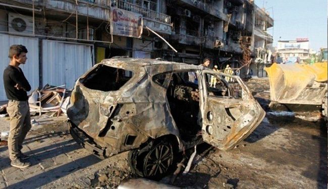 4 ضحايا بينهم رضيعة في تفجير سيارة مفخخة شمال غربي بغداد