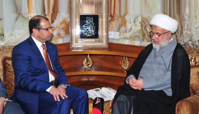الجبوري يشيد بدور المرجعيات بمحاربة الإرهاب ووأد الفتنة