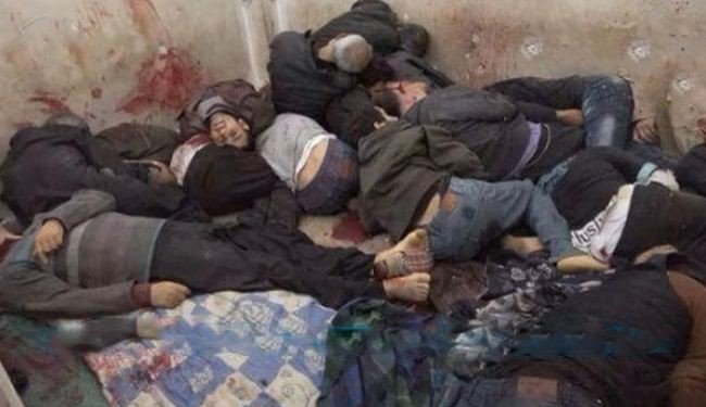30 ضحية معظمهم نساء وأطفال بمجزرة لمسلحين بجسر الشغور