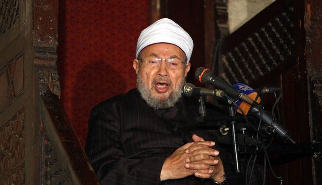 القرضاوي يبارك عمليات المسلحين بسوريا