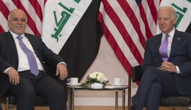 العبادي يطالب واشنطن عدم التدخل في شؤون بلاده الداخلية