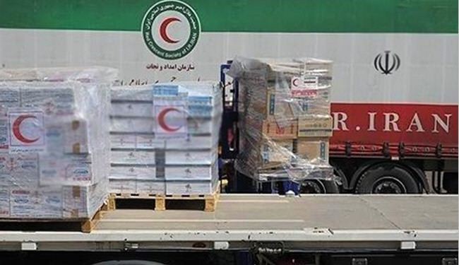مساعدات انسانیة ایرانیة تصل الى سوريا