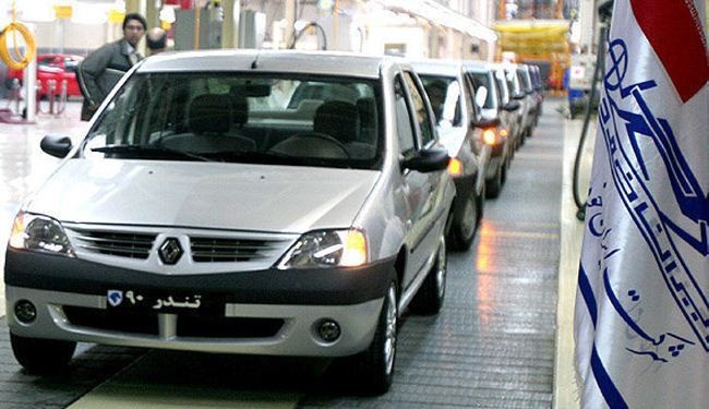 إیران تخطط لتصنیع أکثر من 1.4 ملیون سیارة خلال العام الحالي