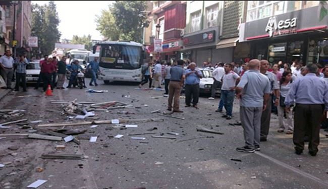 دو انفجار در مقر حزب مخالف اردوغان